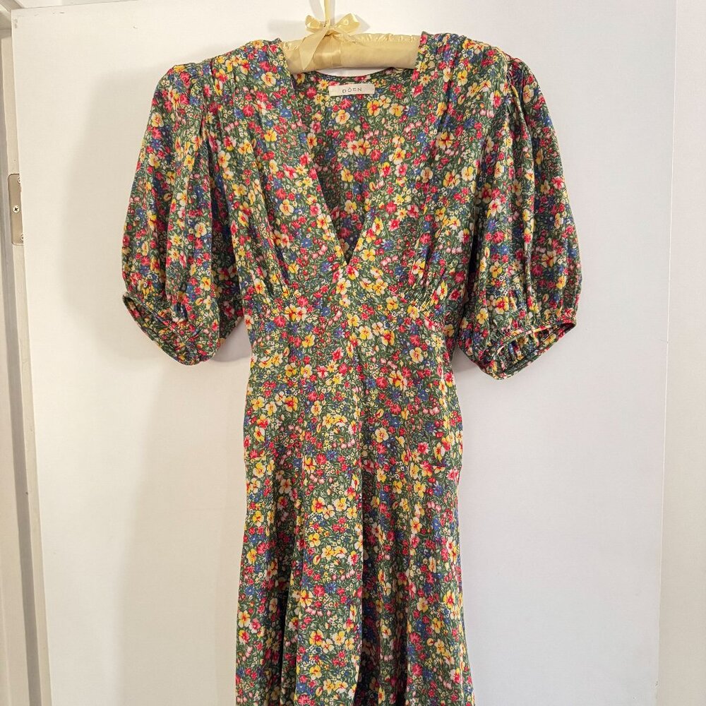 Doen Emilia Dress in Green Valley Floral